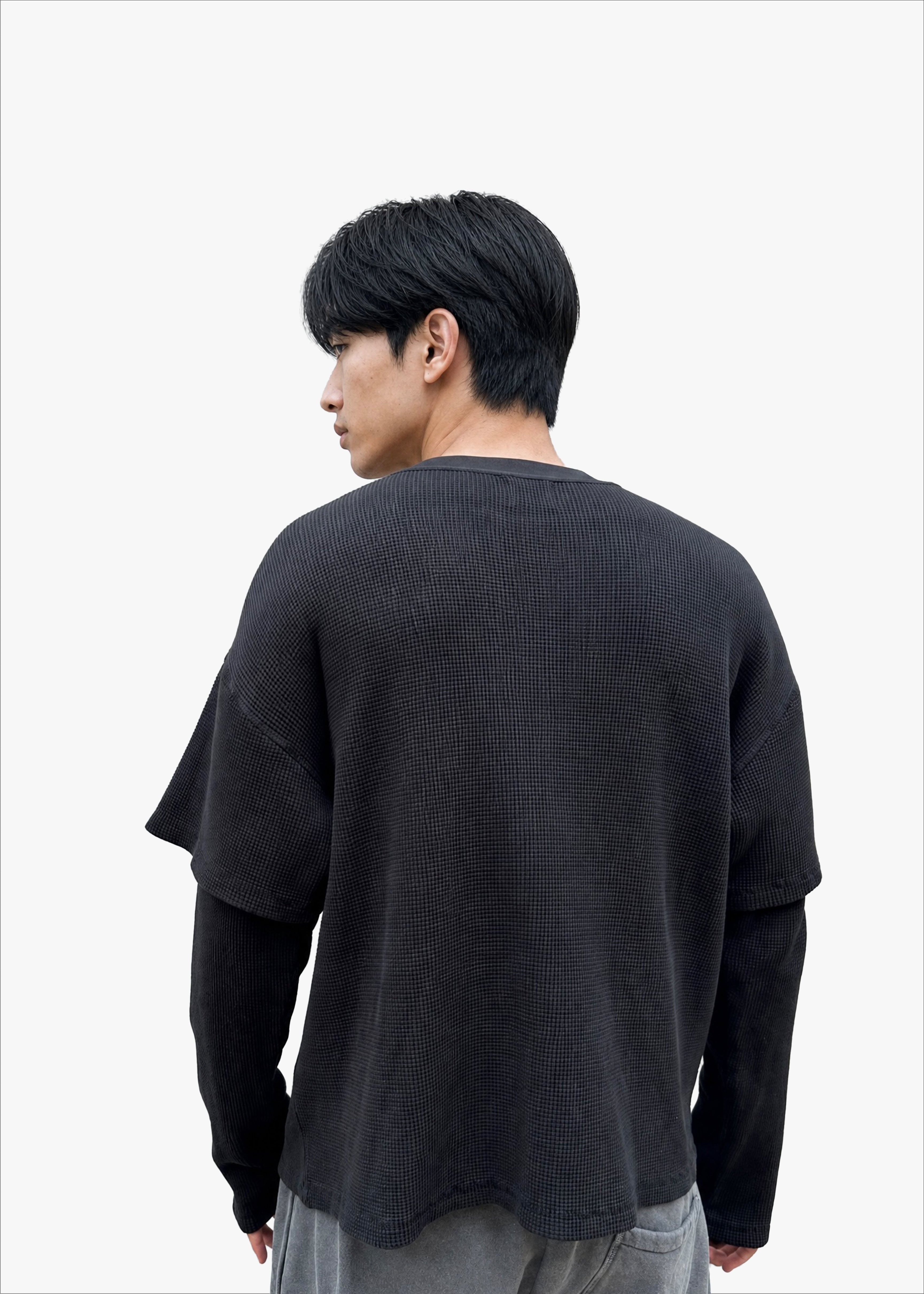 hada longsleeve - sumi black